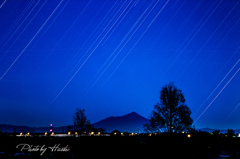 筑波山・星景