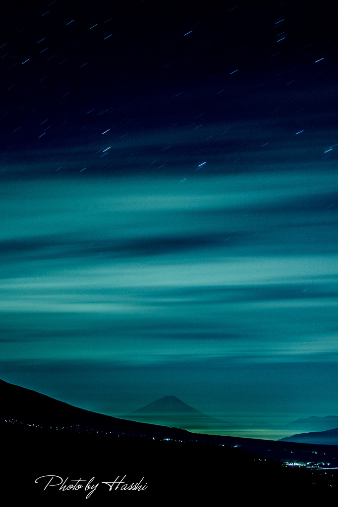 夜空のキャンバス
