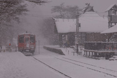 大雪の降る日