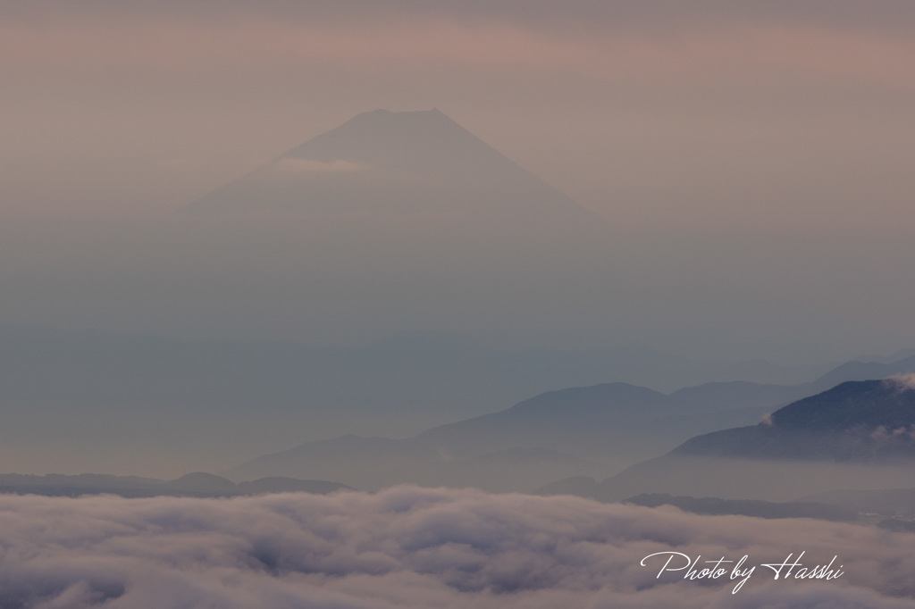 富嶽朝景1（高ボッチ高原）