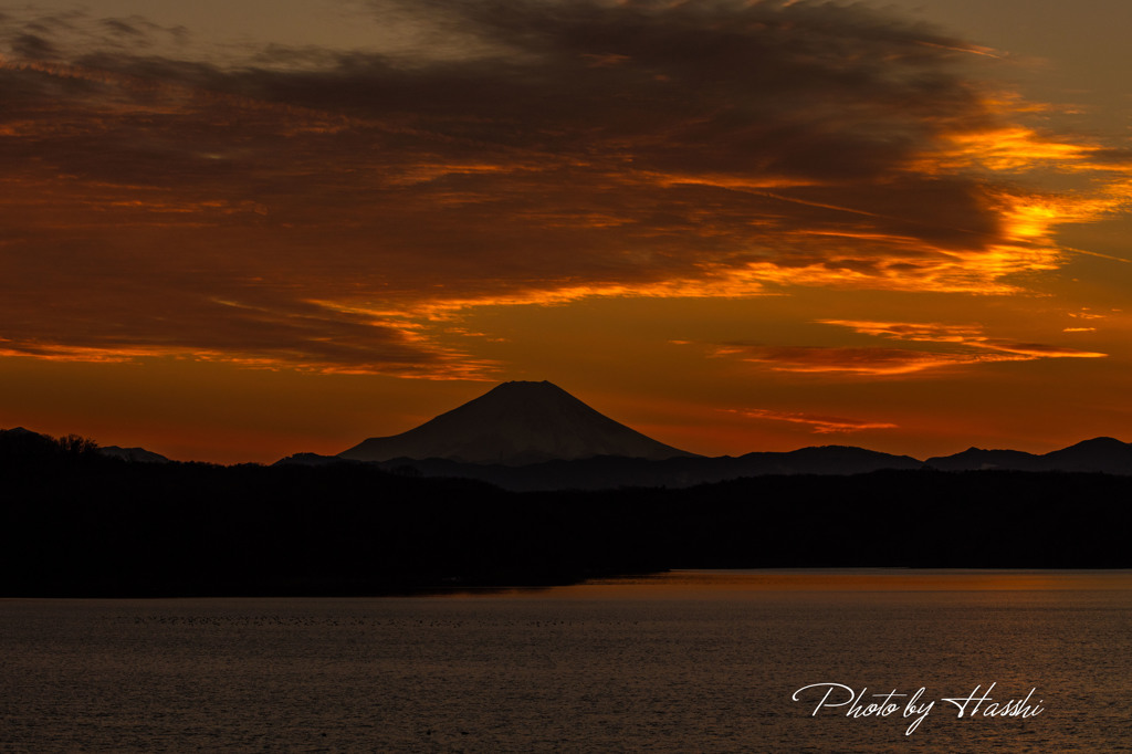 狭山湖夕景1