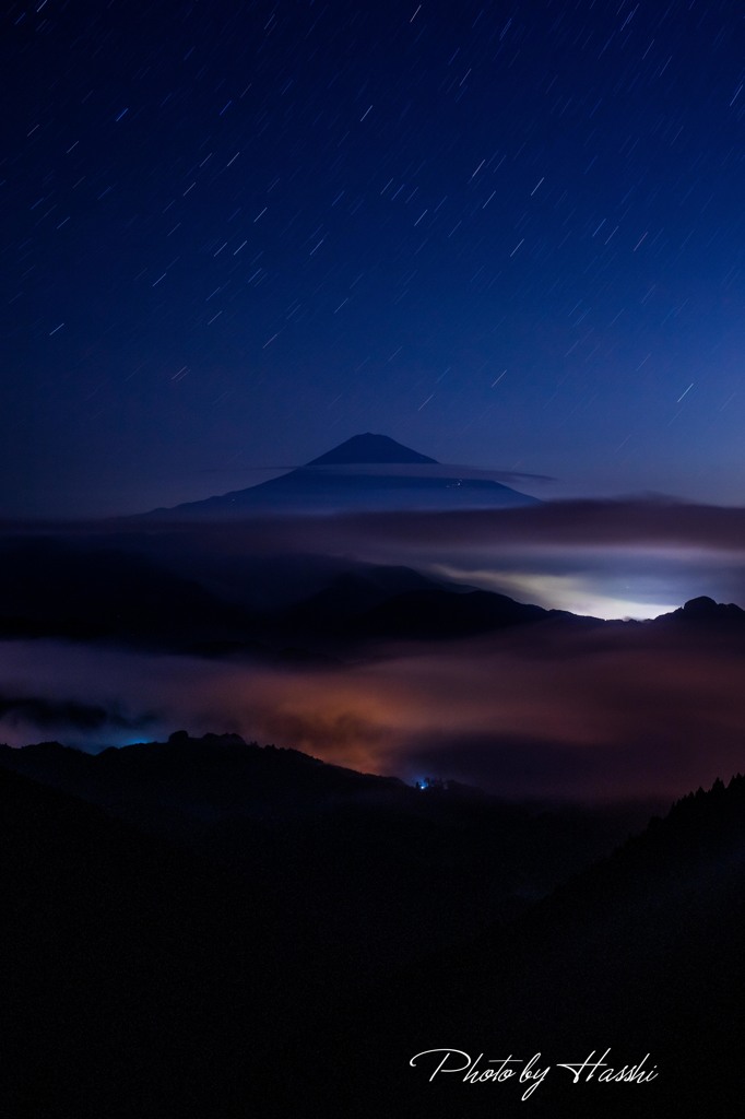 富嶽夜景1（吉原）