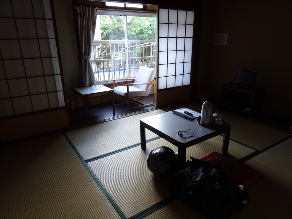 チェックイン。
