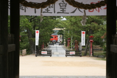シンメトリーならず。