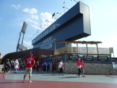 バックネット裏2。