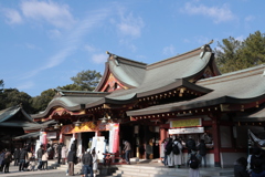 福山八幡宮。