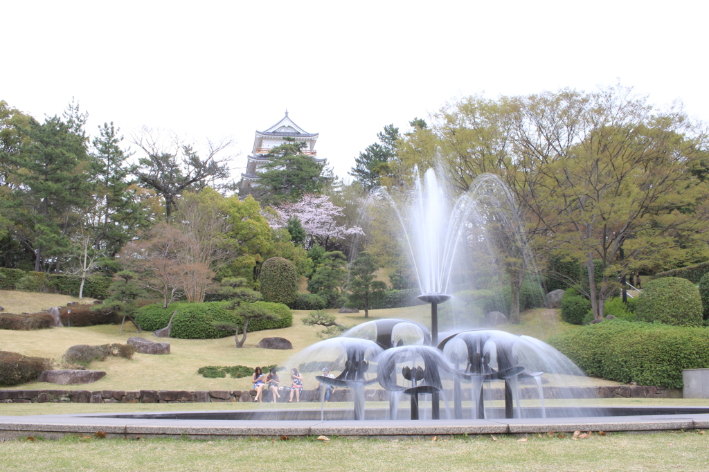 福山城。