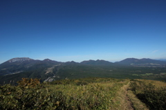 大山～蒜山三座。