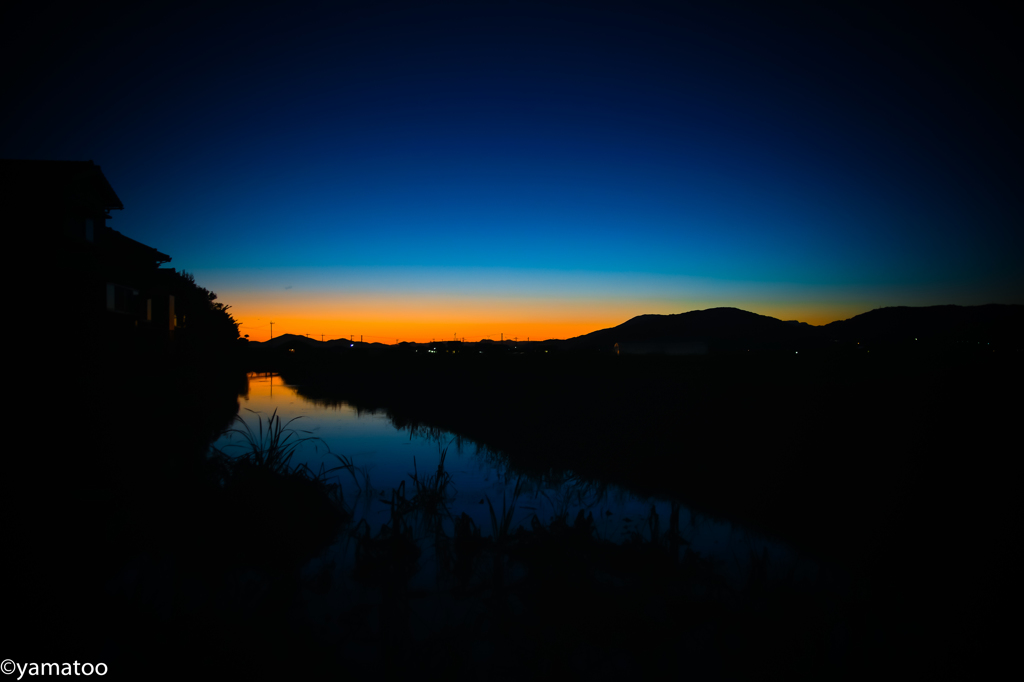 10月の夕焼け