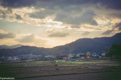 近所の夕暮れ