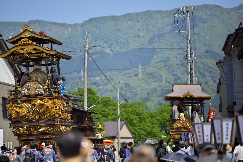 城端曳山祭2015：曳山巡行