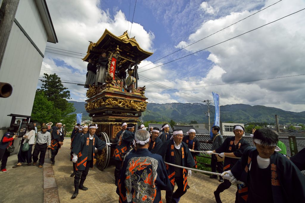 城端曳山祭り2017：大工町巡行