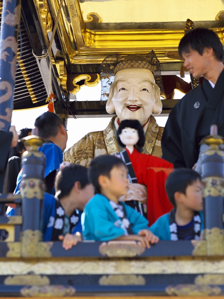 城端曳山祭2015：じーちゃんといっしょ