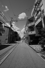 モノクロ散歩2015：梅雨入り前の晴れ間d