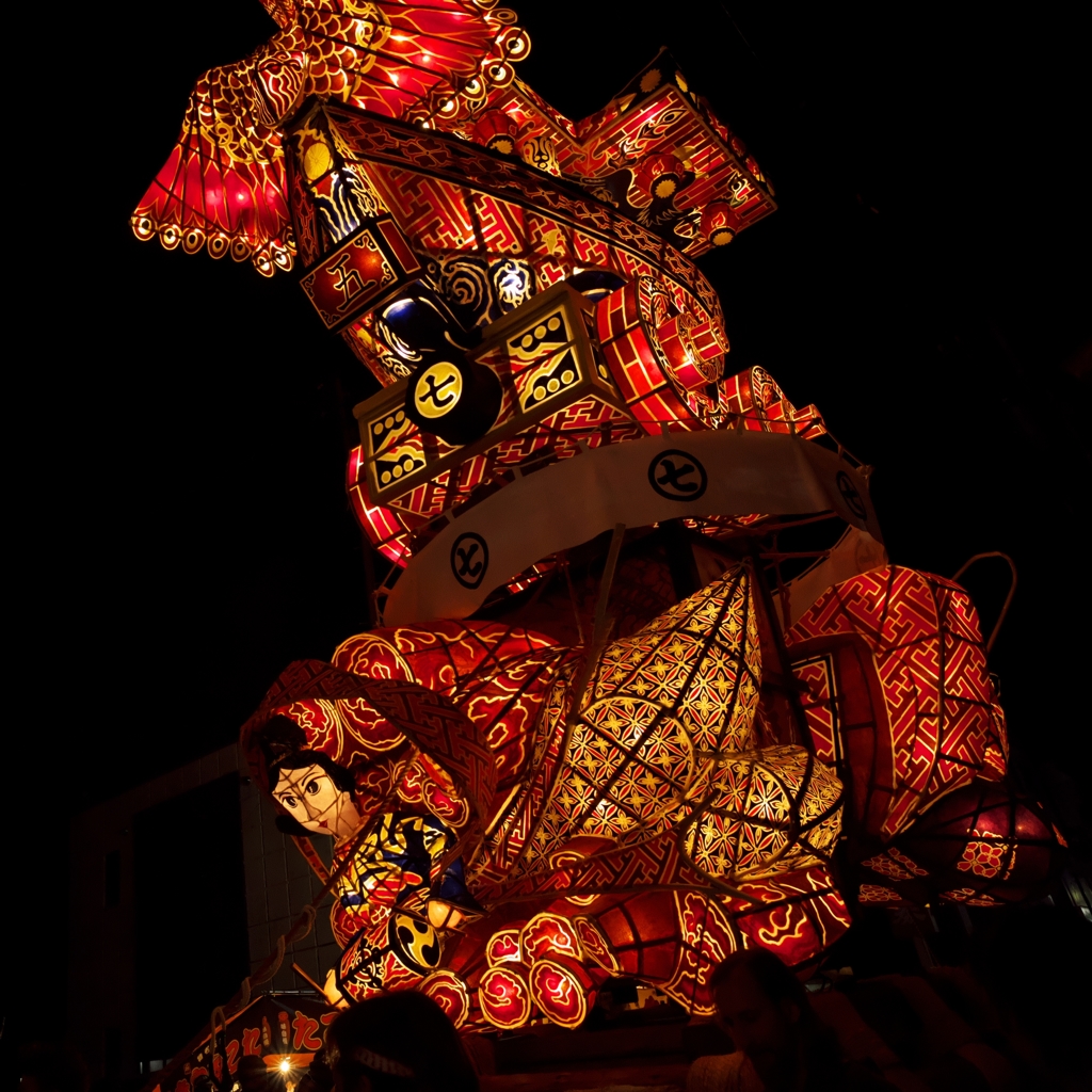 福野夜高2015：鳳凰・宝船・天女