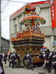 福野神明社春季祭礼2016：横町巡行