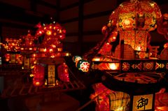 福野神明社春季祭礼2016：ミニ行燈たちa