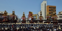 御車山2015：勢揃い