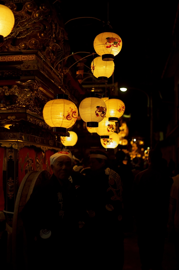 城端曳山祭2015：提灯山最後尾a