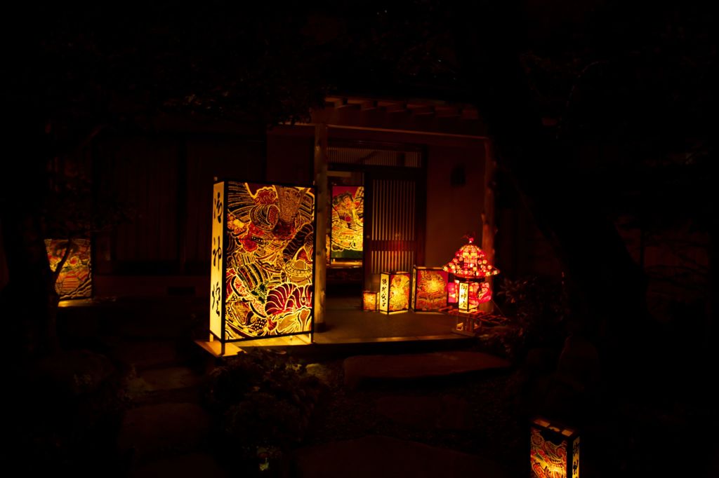 福野神明社春季祭礼2016：ミニ行燈たちb