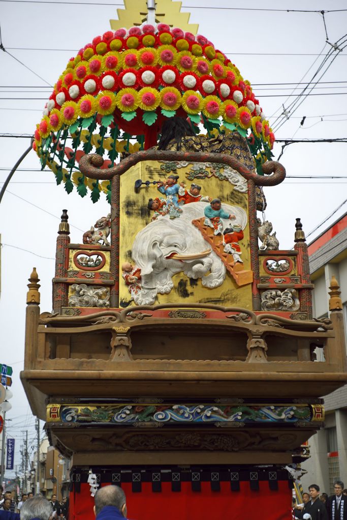 福野神明社春季祭礼2016：浦町・辰巳町見返り