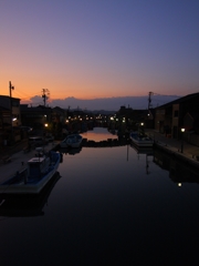 内川秋の夕景b