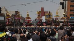 関野神社春季例大祭2016：勢揃いb