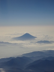 南アルプスと富士