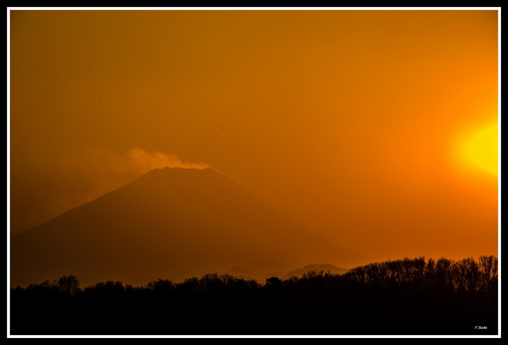 夕方の多摩湖