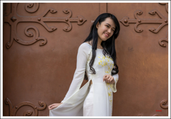 白いアオザイー