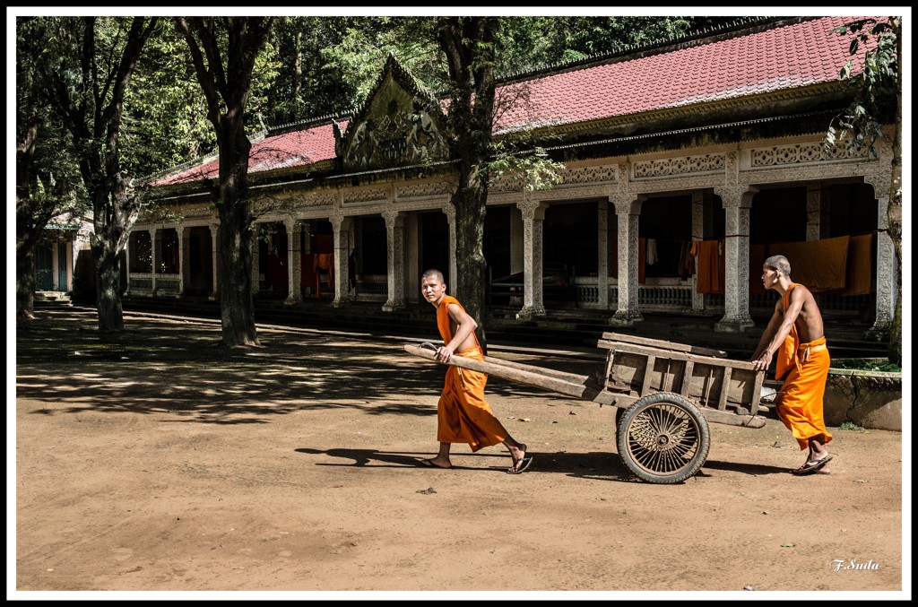 よく働くお坊さんたち