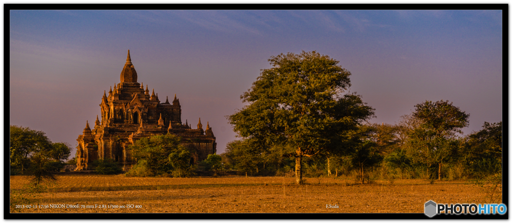 バガンの夕方