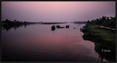 ツーボン川の朝