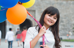 白いアオザイ３