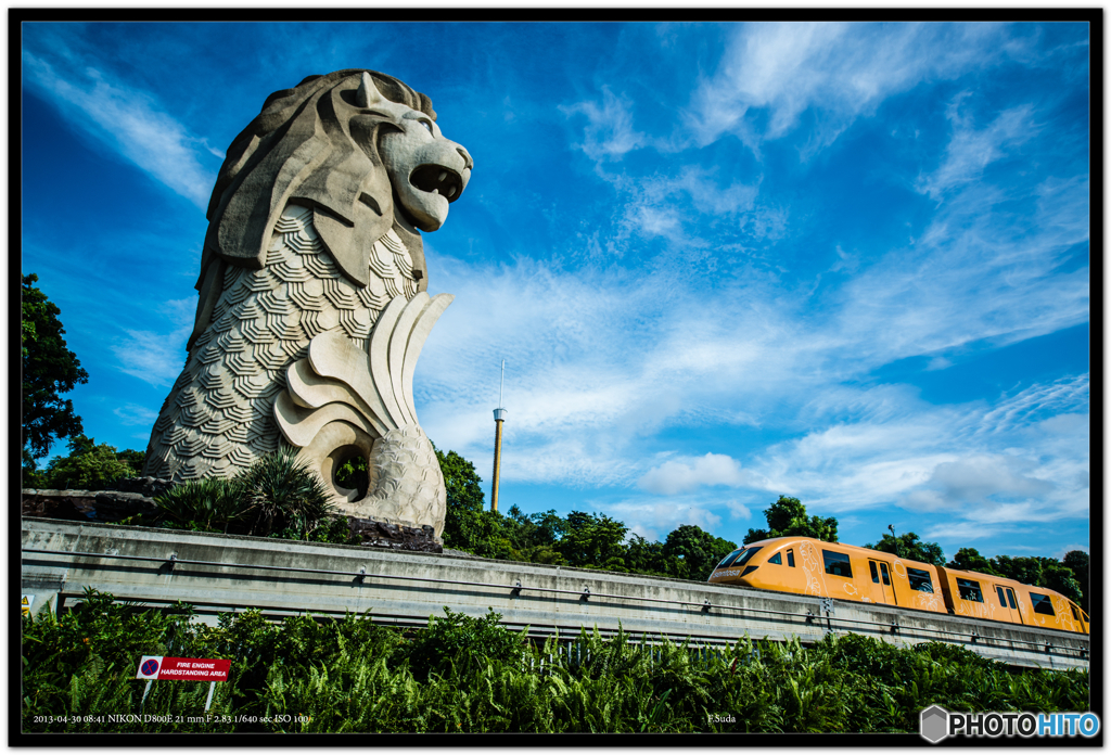 セントーサのマーライオン