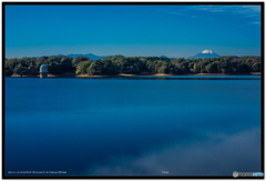 多摩湖の晴れた日