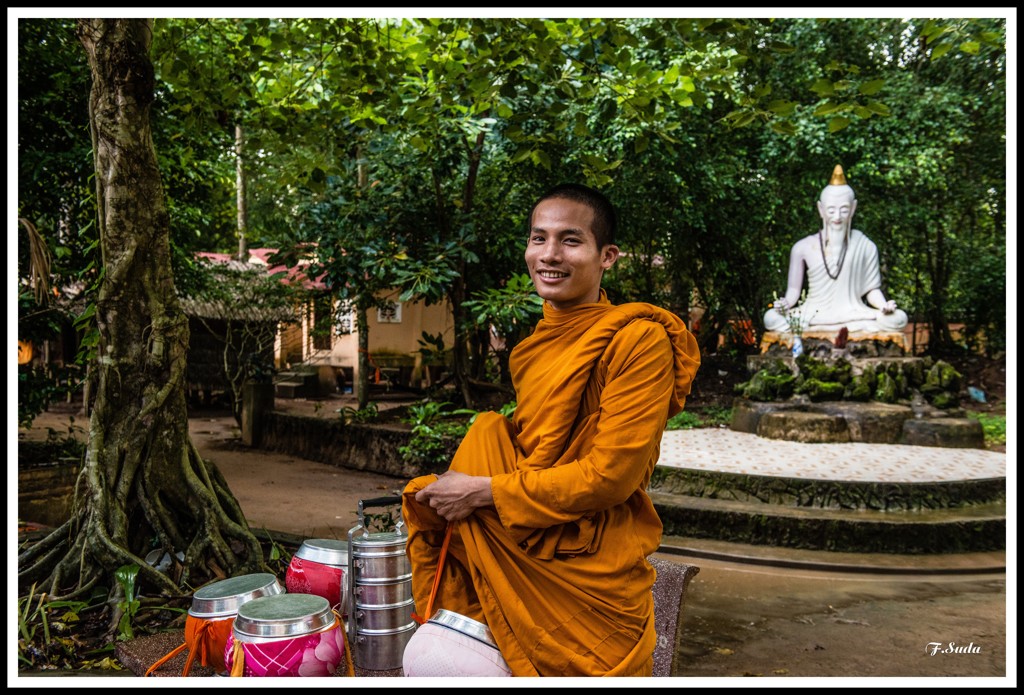 明るいお坊さん