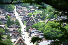 白川郷の街路