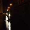 夜明け前の万代橋