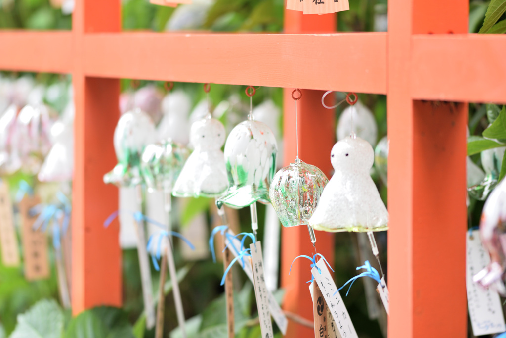 白山神社　風鈴