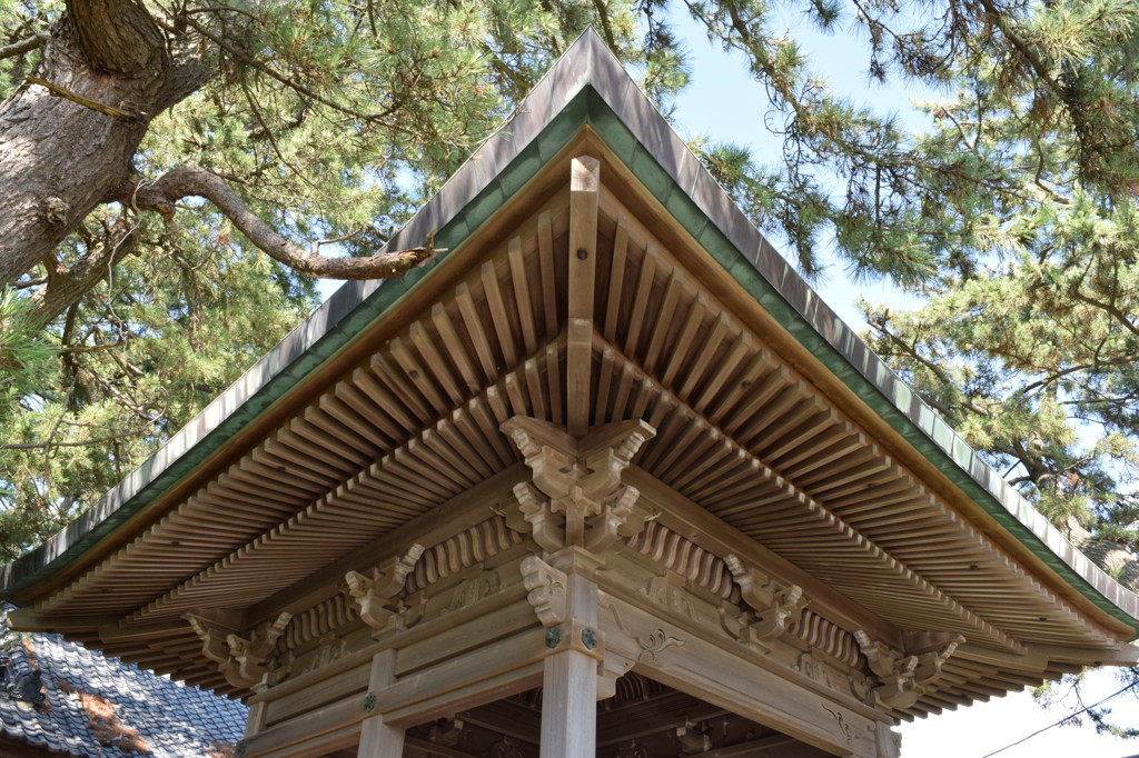 新潟護国神社の片隅