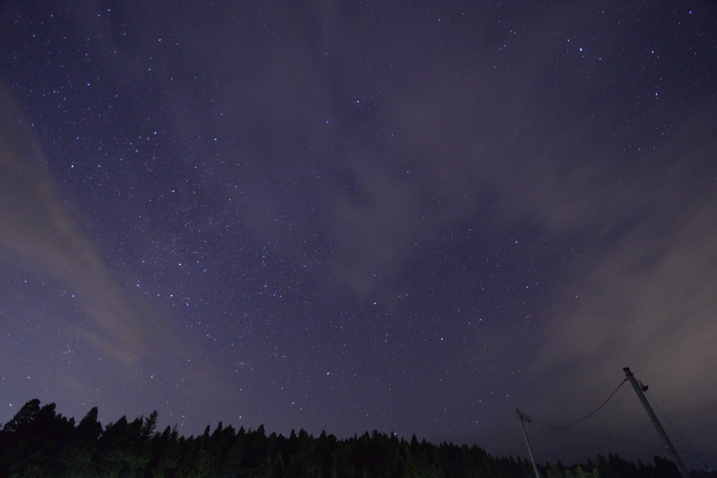 星空　三条下田地区