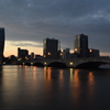 万代橋　暁光