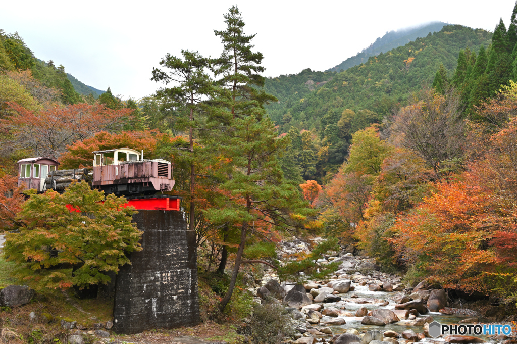 森林鉄道　モニュメント