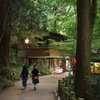 滝で癒やされた後