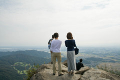 山頂にて