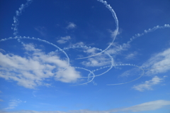 2014入間基地航空祭～青の衝撃⑦「お空に描いた六輪」
