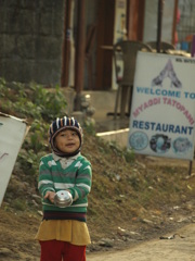ネパールの子供