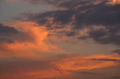 夕焼け雲。