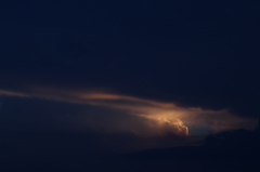 雲の切れ間。